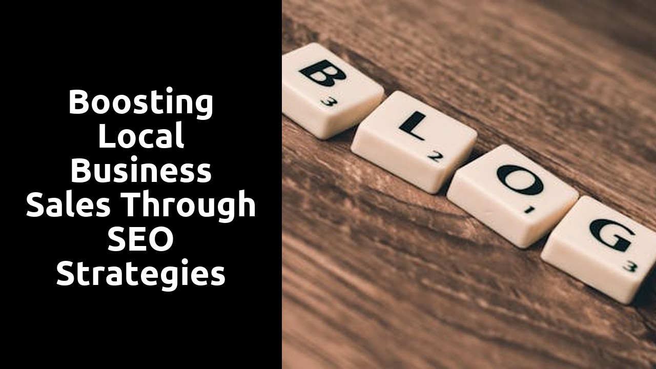 Boosting Local Business Sales through SEO Strategies